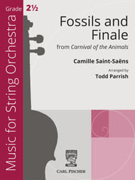 Fossils and Finale Orchestra sheet music cover Thumbnail